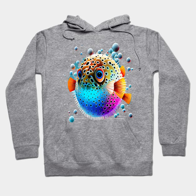 Puffer Fish Hoodie by JH Mart